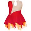 Aislor Girls Sleeveless Figure Ice Roller Skating Dress Rhinestone Gymnastic Leotard Competition Costume Skating wear Red 10 Years view 2