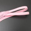 Boxers for Women Underwear Cotton Women Embroidered Hollow Butterfly Sexy Low Waist Lace Thong Underwear plus Size Pink view 2