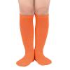 American Trends Kids Orange Soccer Socks for Girls Boys Youth Toddler Knee High Orange Baseball Softball Football Socks 1 Pack 3-6 Years view 1