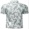 Derminpro Men's Lightweight Moisture Wicking Short Sleeve Dry Fit Golf Polo Shirts White Camo XX-Large view 3