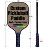 Custom Pickleballs Paddles, Lightweight Pickleballs Paddles Set of 2, Graphite Pickleballs Paddle Face, Honeycomb Core, 4 Balls, 1 Carry Bag, Pickleball Set for Women Men, BrownSavana-2 Player Set view 3