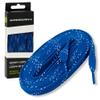 Winnwell Waxed Hockey Skate Laces - Ice Hockey & Roller Blade Skates Laces, Multiple Lace (Royal/White, 120") view 1
