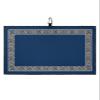 LEOSUCRE Navy Blue Chinese Floral Style Golf Towels, Microfiber Waffle Golf Towels with Clip for Golf Bags Absorbent Golf Cleaning Towel Golf Bag Towels for Men Simple Painting Golf Gift 24"x16" view 1