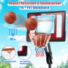 Goplus Portable Basketball Hoop Outdoor, 5FT-10FT Height Adjustable Basketball Stand System with Shatterproof Backboard, Weighted Bag, Indoor Outside Court Basketball Goal for Kids Youth view 3