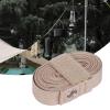NDNCZDHC Camping Storage Strap 10.17ft Lanyard Strap Adjustable Hammock Straps with 2 Carabiners for Outdoor Camping Kitchen Gear Clothesline view 3