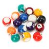 HEITIGN 16Pcs Billiard Ball Mini Size 2.5cm/0.98inch Resin Pool Balls Set Pool Table Accessories for Replacement view 2