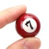 HEITIGN 16Pcs Billiard Ball Mini Size 2.5cm/0.98inch Resin Pool Balls Set Pool Table Accessories for Replacement view 3