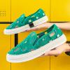CsgrFagr Women's D'orsay Shoes Men's Spring And Summer New Non Slip Walking Fashion Light Shoes Flar Mesh Sport Shoes (Green, 10) view 2