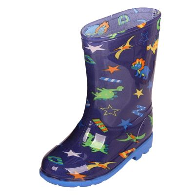 CsgrFagr Women's Suede Boots Toddler Rain Boots Baby Rain Boots Short Rain Boots For Toddler Easy On (Dark Blue, 12.5)