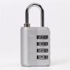 4 Digits Password Code Combination Padlock Aluminum Alloy Suitcase for Luggage Travel Code Lock Code Keyed Thieft Lock 1Pcs (Color : Silver) view 1