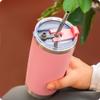 Prurex Replacement Lid for 20 oz Yeti Rambler,Old Style Rtic and More,Straw Friendly,20 oz Tumbler Lids,Cup Cover (Pink) view 2