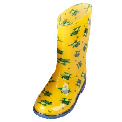 CsgrFagr Women's Suede Boots Toddler Rain Boots Baby Rain Boots Short Rain Boots For Toddler Easy On Lightweight (Yellow, 12.5)