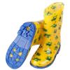 CsgrFagr Women's Suede Boots Toddler Rain Boots Baby Rain Boots Short Rain Boots For Toddler Easy On Lightweight (Yellow, 12.5) view 2