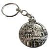 3D JERUSALEM Small Key Ring Chain Pendant Charm israel gift view 2