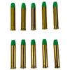 357 Magnum Snap caps - Dummy Training Rounds - Set of 10 (Green & Brass) view 1