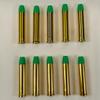 357 Magnum Snap caps - Dummy Training Rounds - Set of 10 (Green & Brass) view 2
