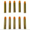 357 Magnum Snap caps - Dummy Training Rounds - Set of 10 (Orange & Brass) view 1