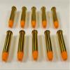 357 Magnum Snap caps - Dummy Training Rounds - Set of 10 (Orange & Brass) view 4