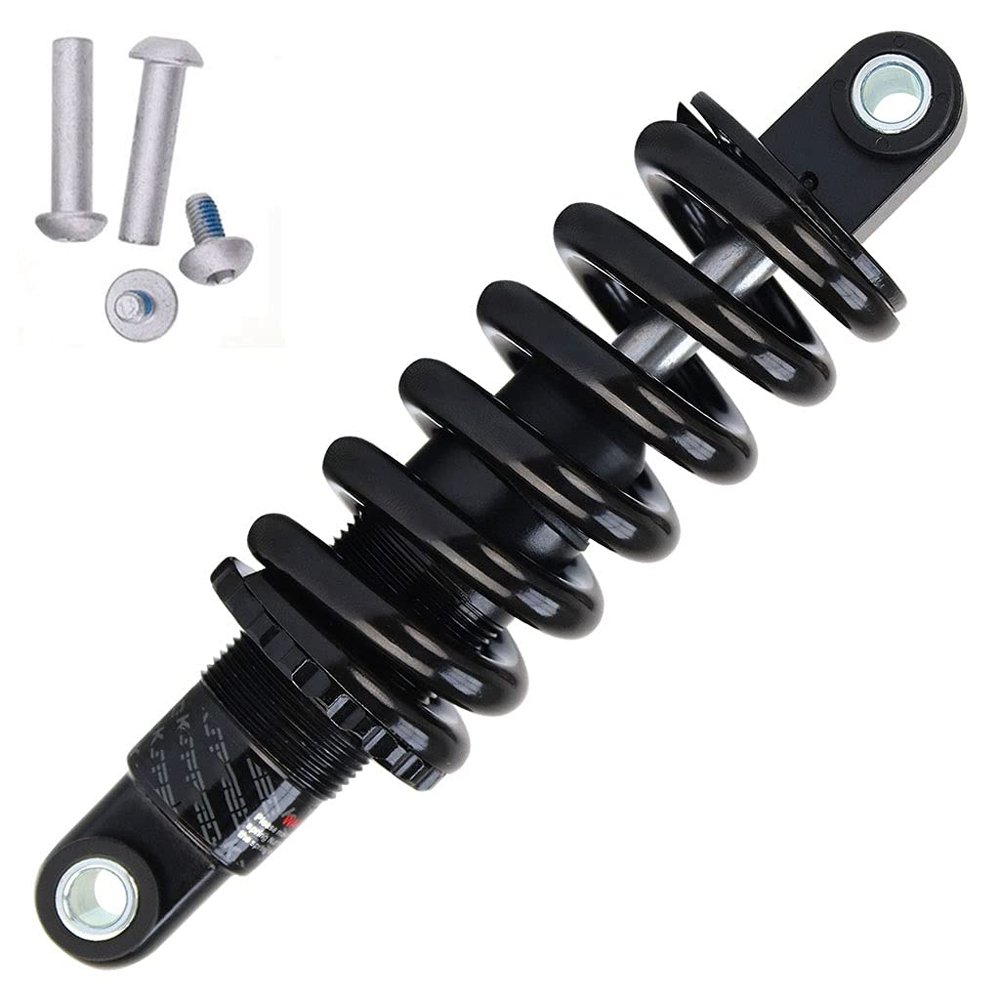 LYYCX Mountain Bike Wheel Chair Bike Shock Absorber 125/150/165/190mm Spring Suspension 150Lbs-2000Lbs with Bushing and Screw (Color : 165mm, Size : 1500Lbs)