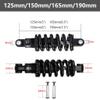 LYYCX Mountain Bike Wheel Chair Bike Shock Absorber 125/150/165/190mm Spring Suspension 150Lbs-2000Lbs with Bushing and Screw (Color : 165mm, Size : 1500Lbs) view 2