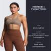 Aoxjox High Waisted Workout Leggings for Women Tummy Control Buttery Soft Yoga Metamorph Deep V Pants 26" (Cloud Brown, Medium) view 4