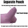 ZONBAILON Mens Bulge Enhancing Briefs Dual Pouch Trunks Underwear Modal Boxer Briefs Purple 1 Pack Large view 4