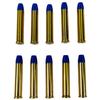 357 Magnum Snap caps - Dummy Training Rounds - Set of 10 (Blue & Brass) view 1