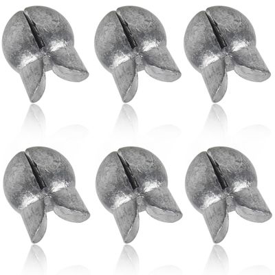100 Pack Split Shot Fishing Weight Removable Clip On Fly Fish Line Sinkers Round Egg Fishing Sinker Saltwater Lead Weight Bass Fishing Freshwater 2.0g