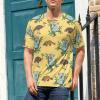 Australian Platypus Ostrich Koala Men's T-Shirt Short Sleeve Crewneck Shirt Casual Workout Tee Top 2XL view 2