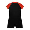 iiniim Kids Girls Boys Boyleg Rash Guard Sport Short Wetsuit One-Piece Swimsuit Zipper UPF 50+ Swimwear Red 4 Years view 4
