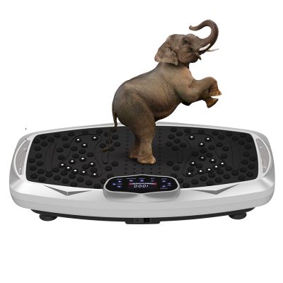 HAIZON Vibration Plate Exercise Machine, Vibration Fitness Platform Machine with Resistance Bands & Remote Control & Max Load 330lbs