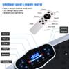 HAIZON Vibration Plate Exercise Machine, Vibration Fitness Platform Machine with Resistance Bands & Remote Control & Max Load 330lbs view 3