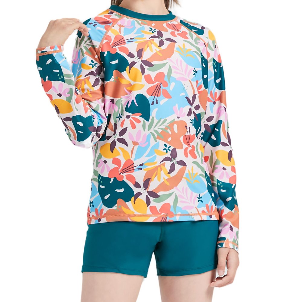 Girls Swimsuits Two Piece Rash Guard Set Long Sleeve Bathing Suit Swimwear with UPF 50+ Sun Protection Summer Beach Wear Green