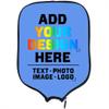 PrintOnDemand Customized Neoprene Racket Cover with Your Image Photo Text Logo, Personalized Paddle Covers Sleeves Fits Most Rackets, CornflowerBlue, W8.26 xL11.6 view 1