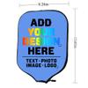 PrintOnDemand Customized Neoprene Racket Cover with Your Image Photo Text Logo, Personalized Paddle Covers Sleeves Fits Most Rackets, CornflowerBlue, W8.26 xL11.6 view 2