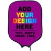 Custom Padded Pickleball Paddle Cover with Personalized Image Text Logo, Neoprene Cover Paddle Case Racket Cover, Fits Most Paddle, Lightpurple, W8.26 xL11.6 view 1