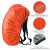 PATIKIL 75-85L Waterproof Backpack Rain Cover, Non-Slip Backpack Cover with Vertical Reflective Strap Stay Dry for Hiking, Camping, Hunting, XXL, Orange view 3