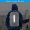 PATIKIL 75-85L Waterproof Backpack Rain Cover, Non-Slip Backpack Cover with Vertical Reflective Strap Stay Dry for Hiking, Camping, Hunting, XXL, Silver Tone view 4