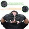 GCSIOM Tactical Fingerless Gloves Breathable, Non-Slip, Impact Resistant, Suitable for Outdoor Cycling, Motorcycle Riding, Rock Climbing (Black, X-Large) view 3