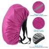 PATIKIL 75-85L Waterproof Backpack Rain Cover, Non-Slip Backpack Cover with Vertical Reflective Strap Stay Dry for Hiking, Camping, Hunting, XXL, Rose Red view 3