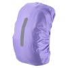 PATIKIL 65-75L Waterproof Backpack Rain Cover, Non-Slip Backpack Cover with Vertical Reflective Strap Stay Dry for Hiking, Camping, Hunting, XL, Purple view 1