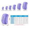 PATIKIL 65-75L Waterproof Backpack Rain Cover, Non-Slip Backpack Cover with Vertical Reflective Strap Stay Dry for Hiking, Camping, Hunting, XL, Purple view 2