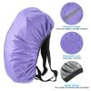 PATIKIL 65-75L Waterproof Backpack Rain Cover, Non-Slip Backpack Cover with Vertical Reflective Strap Stay Dry for Hiking, Camping, Hunting, XL, Purple view 3