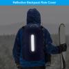PATIKIL 75-85L Waterproof Backpack Rain Cover, Non-Slip Backpack Cover with Vertical Reflective Strap Stay Dry for Hiking, Camping, Hunting, XXL, Dark Blue view 4