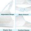 Happy Cherry Girls Teens Training Bras Cotton Lightly Padded Adjustable Sports Bra for Big Kids 12-14 Years view 4