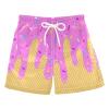 Ice Cream Boy Swim Trunks Waffle Or Cone Quick Dry Bathing Suit Swimsuit,Toddler Beach Board Shorts XL view 1