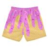 Ice Cream Boy Swim Trunks Waffle Or Cone Quick Dry Bathing Suit Swimsuit,Toddler Beach Board Shorts XL view 3