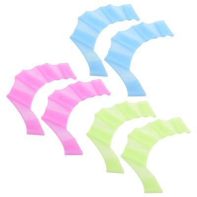 1 Pair Swimming Gloves, Silicone Swim Training Gloves, Swimming Webbed Fingers Aquarium Gloves, Webbed Swim Gloves for Men Women Adult Babies, Different Sizes and Colors Can Be Chosen(S Blue)