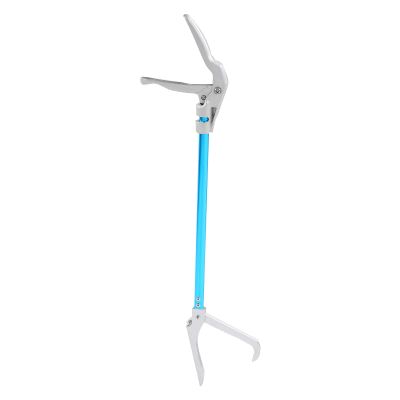 NDNCZDHC Snake Catcher, 70CM Aluminum Alloy Non-Foldable Professional Snake Grabber Catcher Clip Blue Grip Tool