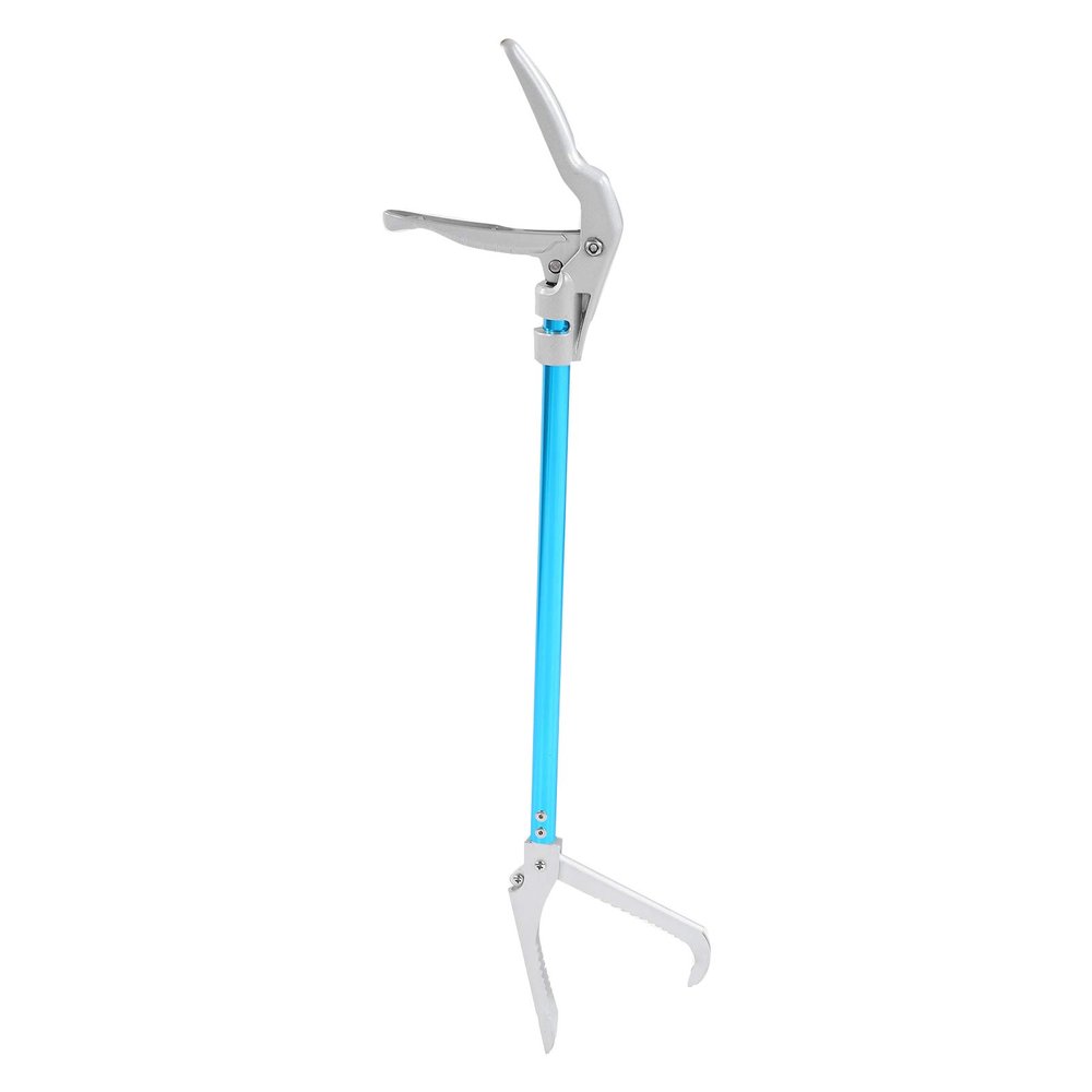 NDNCZDHC Snake Catcher, 70CM Aluminum Alloy Non-Foldable Professional Snake Grabber Catcher Clip Blue Grip Tool